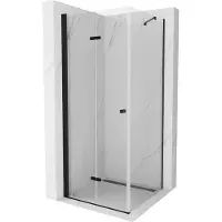 Mexen Lima Cabine de douche pliante 70 x 70 cm, Transparent, Noir - 856-070-070-70-00