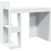 vidaXL Bureau blanc 103,5x56,5x94 cm Bois composite
