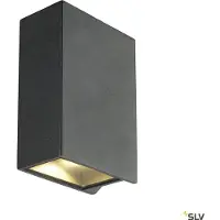 SLV QUAD XL 2 applique murale, carrée, anthracite, LED, 2x3,2W, 3000K, up-down