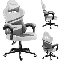 Huzaro Chaise de jeu Force 4.4 White Mesh