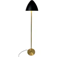 Dyberg Larsen Lampadaire , Oulu, Noir, Salon / séjour, Métal, Design