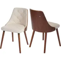 Mendler Chaise de salle à manger -A75 (lot de 2)