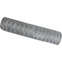 vidaXL Clôture hexagonale argent 0,8 x 50 m Acier galvanisé