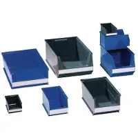 Lockweiler Bac à bec gris pour env. 23l longueur 500 / 450 x largeur 310 x hauteur 200mm en polyéthylène empilable - 19100214