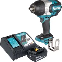 Makita DTW 1004 RT1 Clé à choc sans fil 18 V 1050 Nm 1/2" Brushless + 1x batterie 5,0 Ah + chargeur