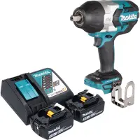 Makita DTW 1004 RT Clé à choc sans fil 18 V 1050 Nm 1/2" Brushless + 2x batterie 5,0 Ah + chargeur