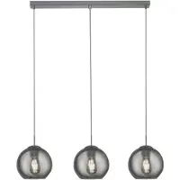 Searchlight Lampe suspendue fumée Balls 3 lumières
