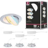 Paulmann LED à encastrer Aumus, set de 3 lampes