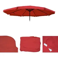 MCW Toile de rechange pour parasol Carpi Pro Ø 5m