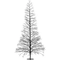 Luca Lighting Arbre de lumière pour l'extérieur - H150 x Ø70 cm - Métal - Noir