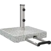 vidaXL Pied de parasol Gris 41 x 41 x 37 cm Granit