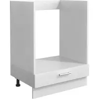 VCM Meuble de four | Dimensions env. H. 82 x W. 60 x. T. 46 cm | Meubles | Pieds réglables | Meuble à four avec rabat de compartiment supplémentaire - Esilo