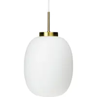 Dyberg Larsen Suspension , DL39, dimmable, Blanc, Salon / séjour, Verre
