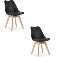 Leobert MARK Chair Noir x 2