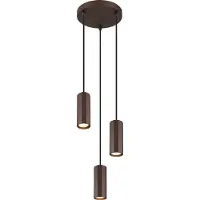 Globo Lampe à suspendre Salle à manger Couleurs bronze Lampe à suspendre Salon 3 flammes 57919-3H