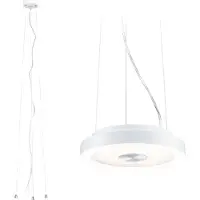 Paulmann Plafonnier LED Volea 3000K 470lm / 1650lm 230V 3,5W / 13W dimmable blanc, argenté