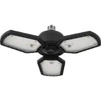 Osram Spot LED , pour plafond, culot E27, 60W, 4000K, classe énergétique F, 6500 lumens, IP20, couleur noire