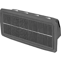 EDM Applique Solaire Led 400lm éclairage Extérieur Autonome Et Chaud -