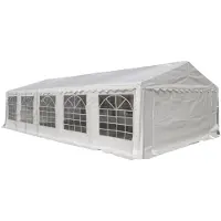 Ebuy24 Jones Pavillon, tente de fête 5x10 M, blanc.