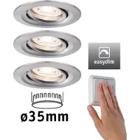 Paulmann Luminaire LED encastré Nova Mini Plus Set de base orientable