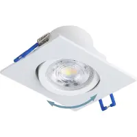 Eglo Spot LED réglable Saliceto carré - 6w - 2700K blanc