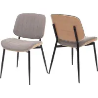 MCW Chaise de salle à manger -O44 (lot de 2)