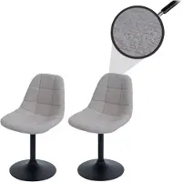 Mendler Chaise de salle à manger -A60 (lot de 2)
