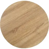vidaXL Table de bistrot marron clair 80 cm MDF