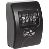 Burgwachter Coffre-fort à clés 10 SB - Haute protection - Zinc moulé - Noir