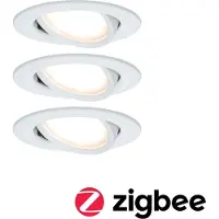 Paulmann Bundle luminaire encastré Nova Coin blanc mat
