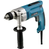 Makita DP 3003 Perceuse professionnelle, fonctionnement sur secteur, 710 watts, capacité de perçage de 10 mm dans l'acier, vitesse variable, rotation à droite/gauche
