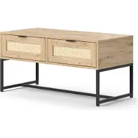 Vicco Commode avec tiroirs Natal Sonoma 100x48cm avec deux tiroirs, Model 42064