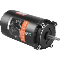 Vevor Moteur de pompe de piscine 1 CV, cadre 56J, 115V(9.8 Ampère)/230V(4.9 Ampère) 3450 tr/min, 60Hz, 1.4 facteur de service, condensateur 90F/250V, CCW rotation bride ronde Moteur de remplacement