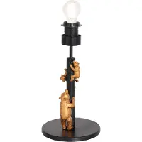 Steinhauer Anne Lighting - lampe de table - Animaux - noir - plastique métal - Ø 17cm - E27 - 3127ZW