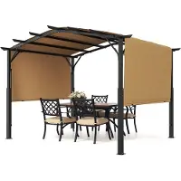 Vevor Pergola Arquée Rétractable