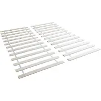 Homestyle4u Rouleau de caillebotis wobbler base 180 x 200 pin massif 26 lattes lit sommier