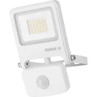 Osram ENDURA FLOOD PC Projecteur LED 20W avec capteur, 3000K blanc chaud, 1800 lumens, IP44 projecteur Détecteur IR, extinction lumière du jour, blanc