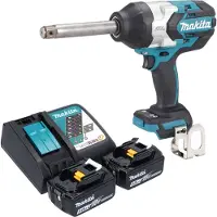 Makita Clé à chocs sans fil DTW 1005 RT 18 V 1360 Nm 3/4" Brushless + 2 batteries 5,0 Ah + chargeur