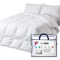 Homescapes Couette d'hiver 230 x 220 cm – Plumes et duvet de canard, classe de chaleur 4