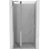 Mexen Mist L Porte de douche battante 105 cm, transparente, chromée - 8A4L-105-000-01-00