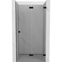Mexen Lunar-F Porte pliante droite 60 cm, transparent, noir - 836-060-000-70-00-P