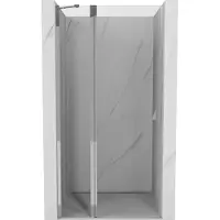 Mexen Mist Porte de douche battante 100 cm, transparente, chrome - 8A4-100-000-01-00