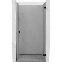 Mexen Lunar-B Porte de douche pivotante droite 65 cm, transparente, noire - 832-065-000-70-00-P