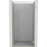 Mexen Lunar-B Porte de cabine de douche, ouverture à droite, 90 cm, transparente, or - 832-090-000-50-00-P