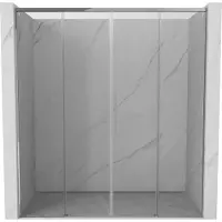 Mexen Rox Porte coulissante pour douche 140 cm, transparente, chromée - 8C2-140-000-01-00