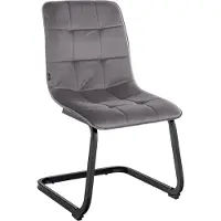 CLP Chaise de salle à manger Vermont velours,vert