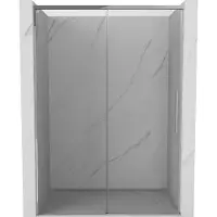 Mexen Rox portes coulissantes 155 cm, transparent, chrome - 8C2-155-000-01-00