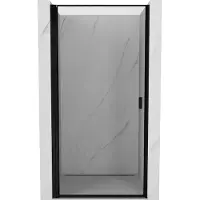 Mexen Mist-B Porte de douche pivotante gauche 90 cm, cadre noir, noir - 8A2-090-000-70-70-L