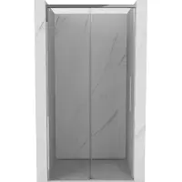 Mexen Rox Pare-douche à porte coulissante 110 cm, transparent, chrome - 8C2-110-000-01-00