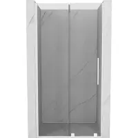 Mexen Velar porte de douche coulissante 110 cm, transparent, blanc - 871-110-000-01-20